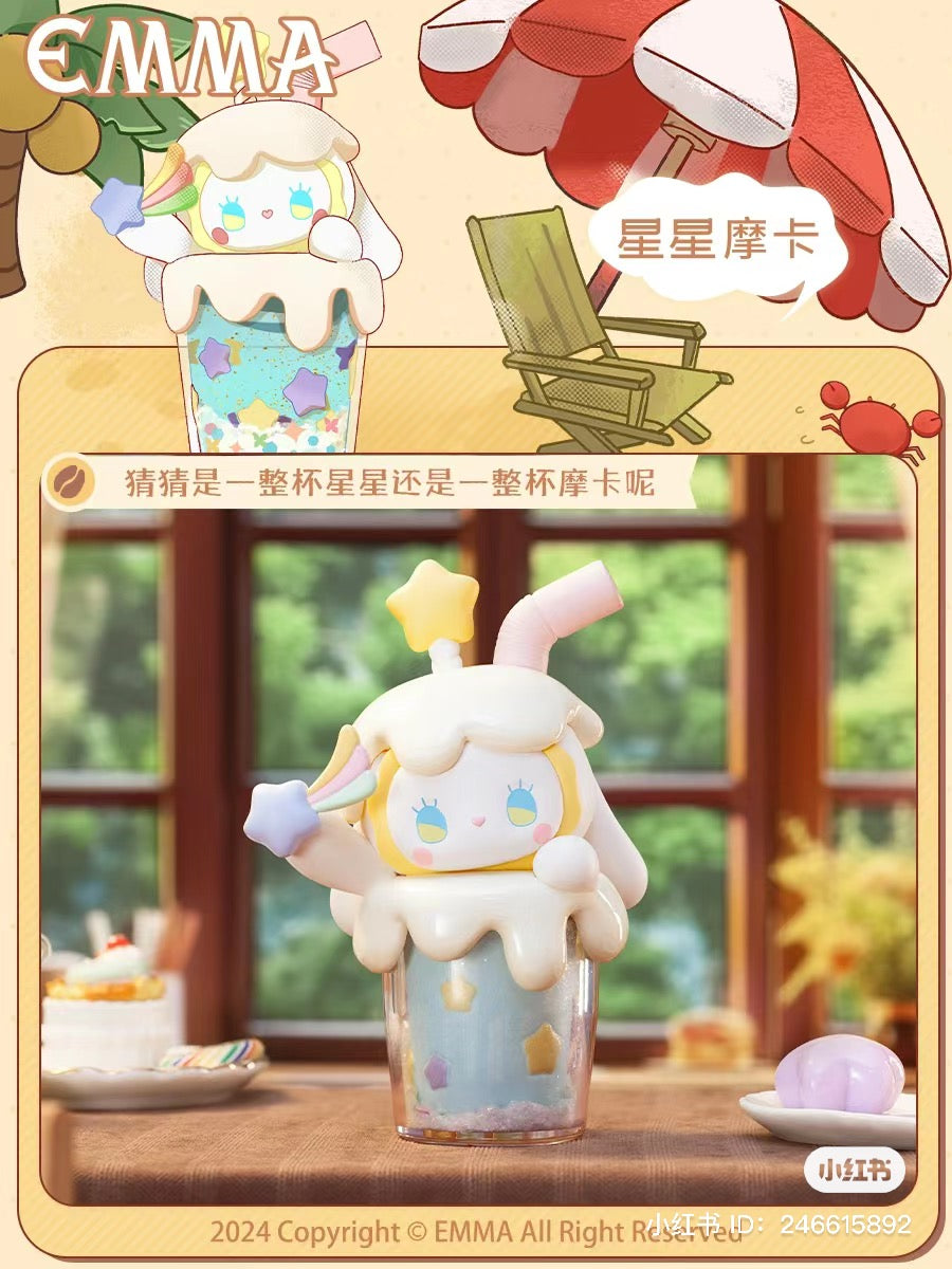 A blind box series featuring EMMA Secret Forest Coffee Shop designs. Includes 8 regular and 2 secret characters. Preorder now for July 2024 shipment.