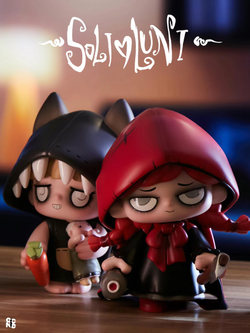 Soli & Luni - Once Upon A Time figurines: cartoon toy characters in various poses and expressions.