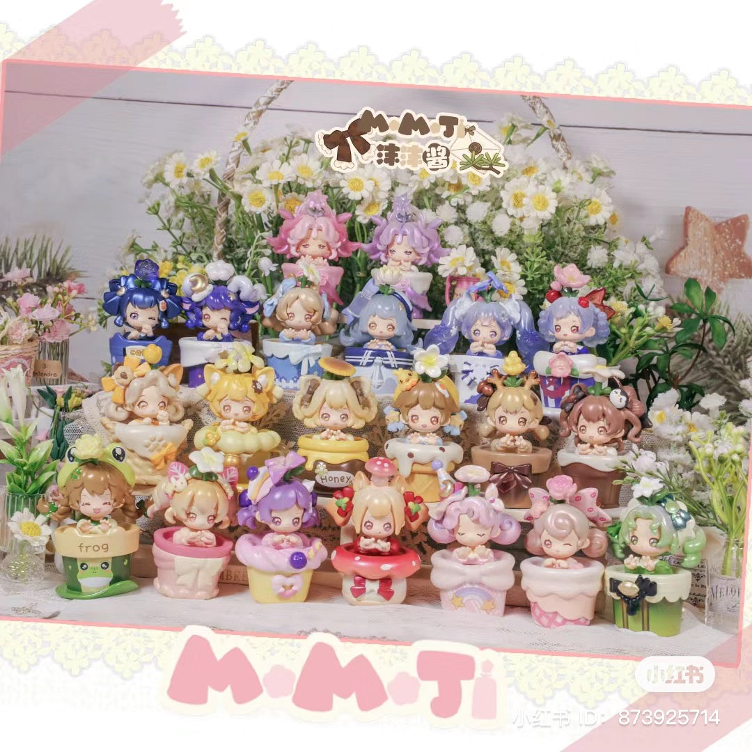 Preorder Momoji Miracle Garden Series: Group of collectible figurines including 16 regular, 2 hidden, and 3 surprise designs. Ships July 2024.