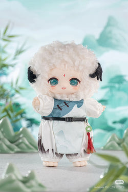 NAGI Scenic Romance Series Plush Blind Box Series - Preorder. Features a plush toy with a white fluffy head and blue eyes.