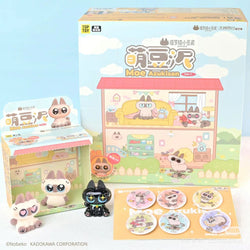 MINI Azukisan ver 1 Blind Box Series featuring toy animals and cartoon characters. Contains 3 pieces per box, 24 designs, including 2 secret options.