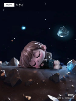 Cartoon figurine sleeping on a surface from KIKI- To the Guardian Star Blind Box Series, featuring 10 regular designs and 1 secret.