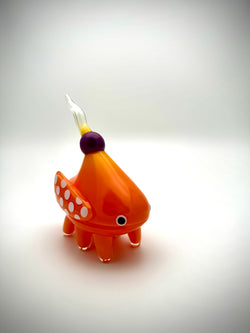 Sashimi - Juicy Mango by Hanamusic: Glass animal toy, fish shape, hat, flame, and more in Japanese Sofubi style.