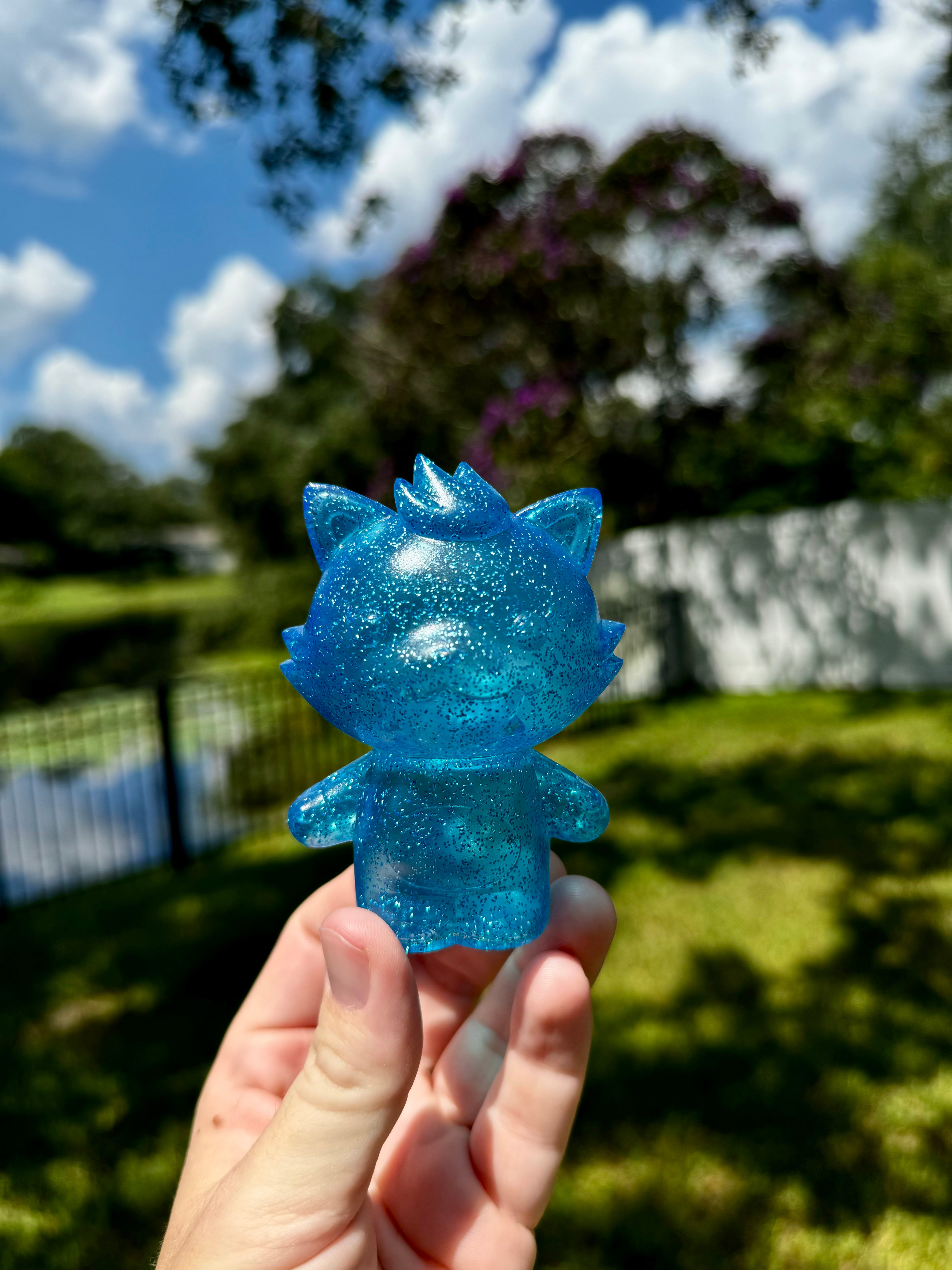 Grandpa Sofubi - Blue Glitter