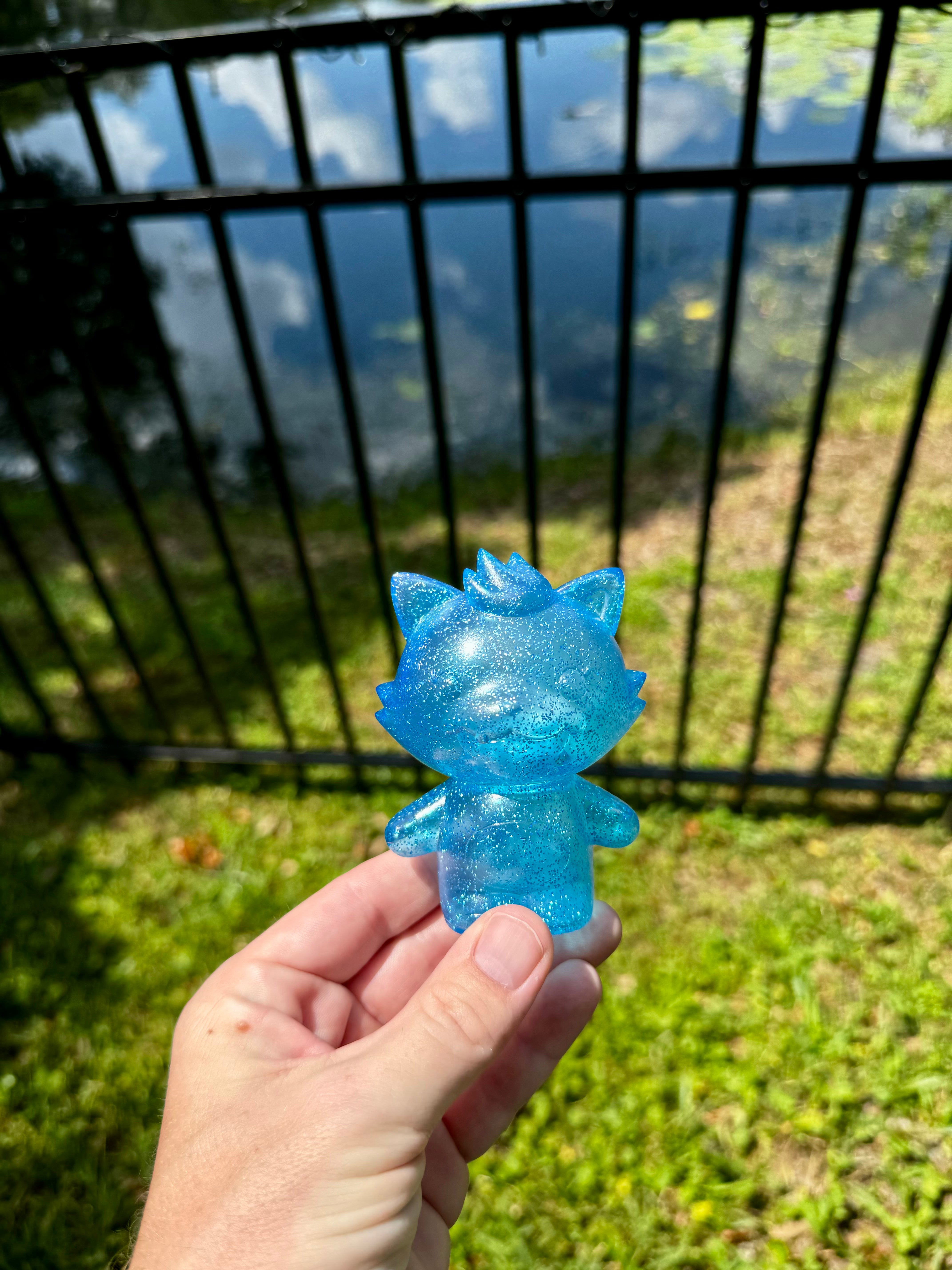 Grandpa Sofubi - Blue Glitter