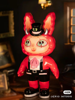 Limited edition PVC figurine, Agan Agan-150% Mr. Top Hat-New Things, 15.6cm. Indoor cartoon mascot toy from Strangecat Toys.