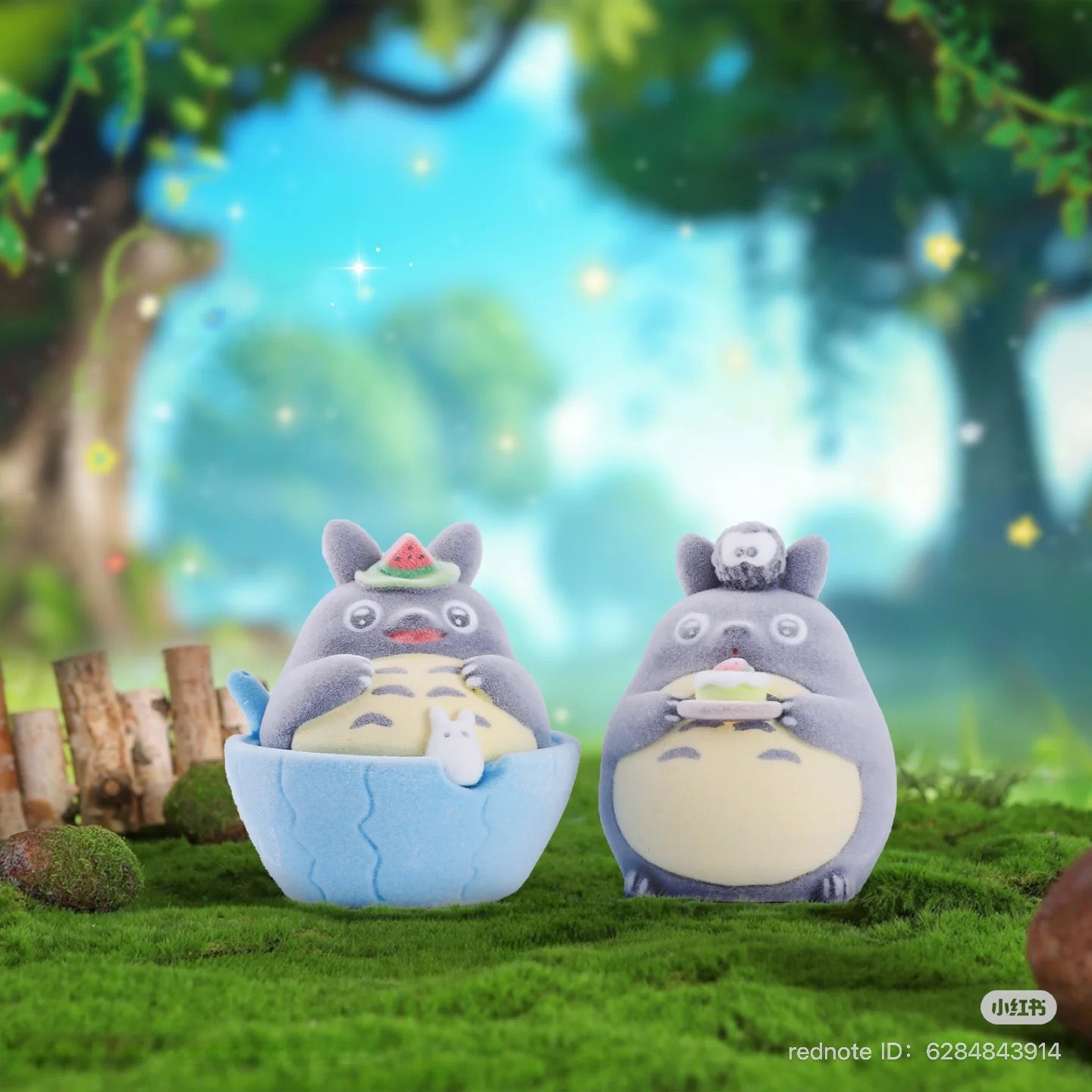 ToToRo Tooth reading guardian hawthorn silk Blind Box Series featuring stuffed animal toys set in a whimsical forest theme.