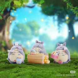 ToToRo Tooth reading guardian hawthorn silk Blind Box Series toys displayed on grass, showcasing various designs including a toy animal with accessories.