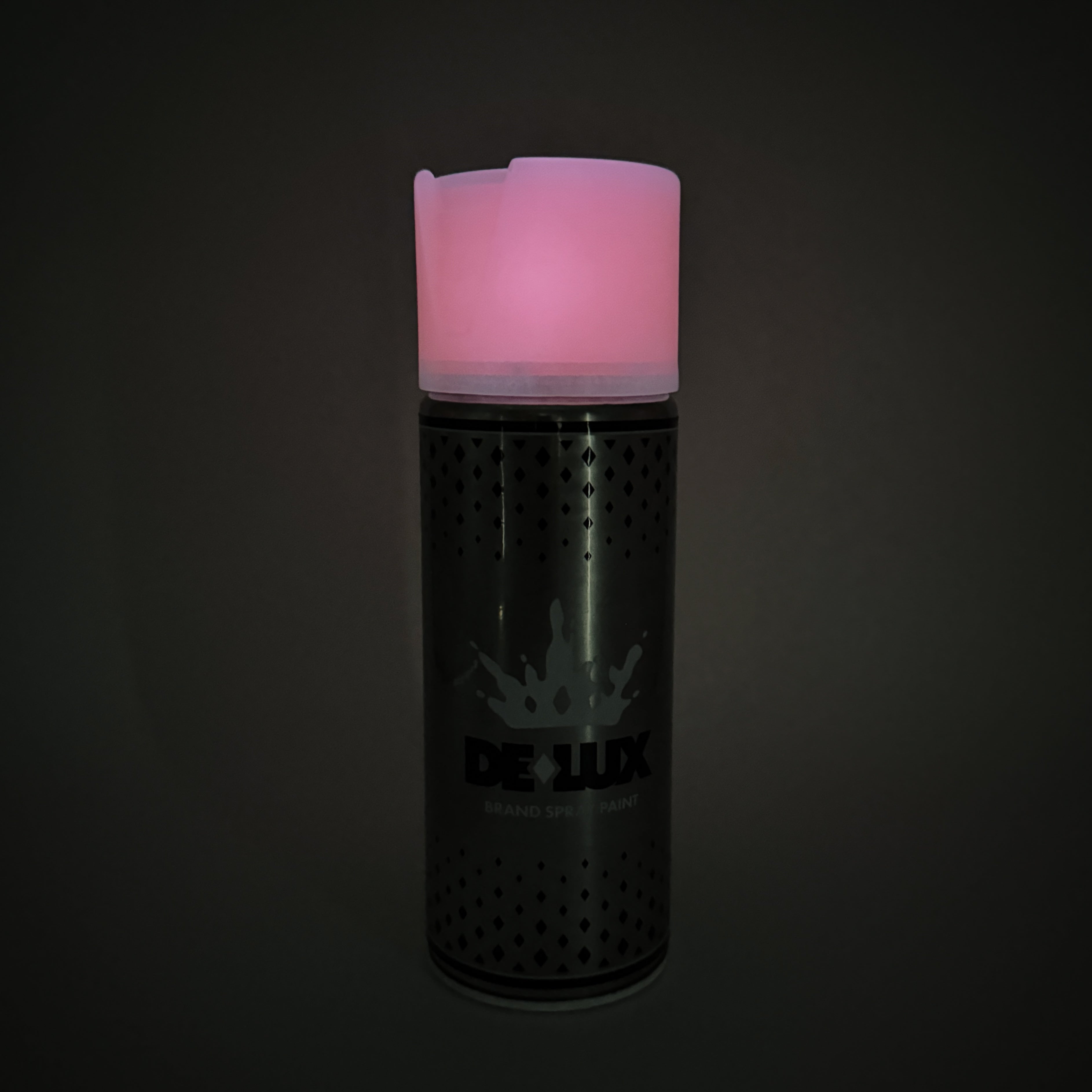 Hello World - DE-LUX CAN by JFO, featuring a cylindrical design with spray paint splatter, epitomizes the unique art toy offerings from Strangecat Toys.