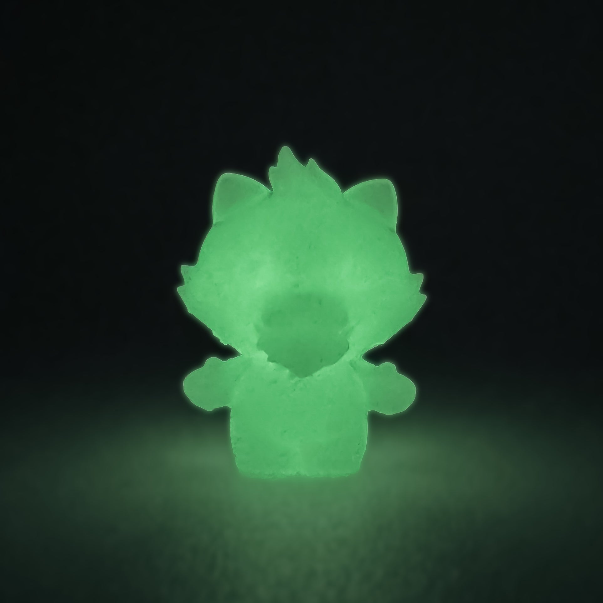 Hello World - GRANDPA NANO by JFO, a glowing toy animal with power cable and base, featuring the original design by InPrimeWeTrust.