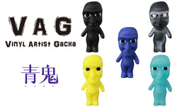 VAG 10th Anniversary Series 2 Ao Oni by Noprops vinyl toy, featuring cartoon character figures, available for preorder, ships May 2025.