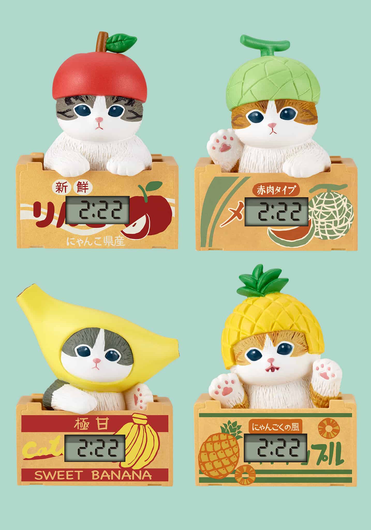 Mofusand Desk Clock Blind Box (Fruits)