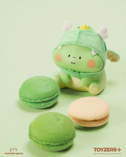 Foodie Dino Matcha Macaron - Year of Dragon Edition