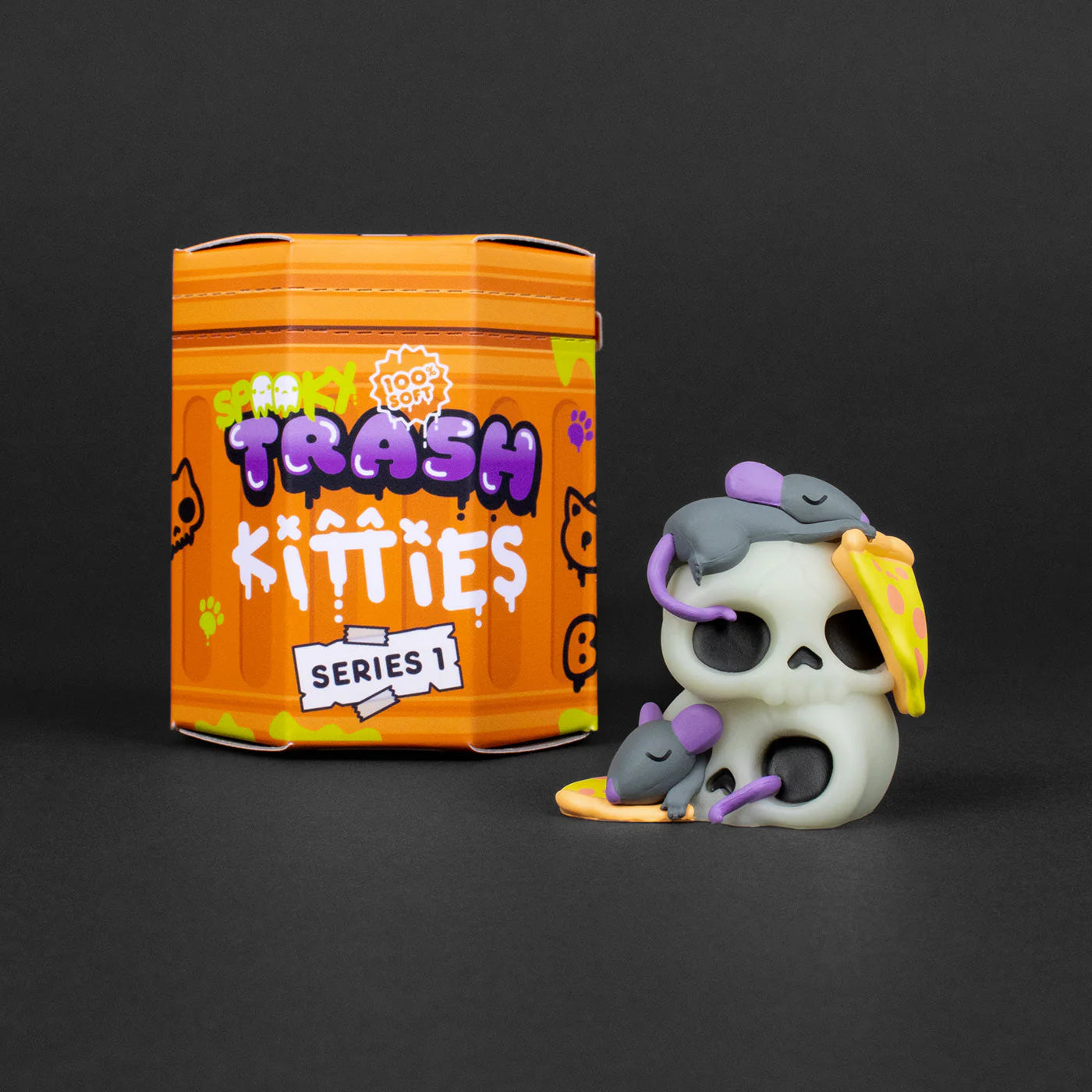 Spooky Trash Kitties Blind Box Series  by 100% Soft