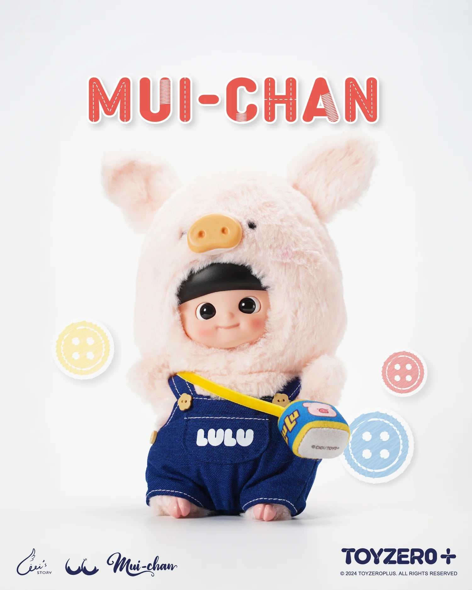 LULU THE PIGGY X MUI-CHAN Plush