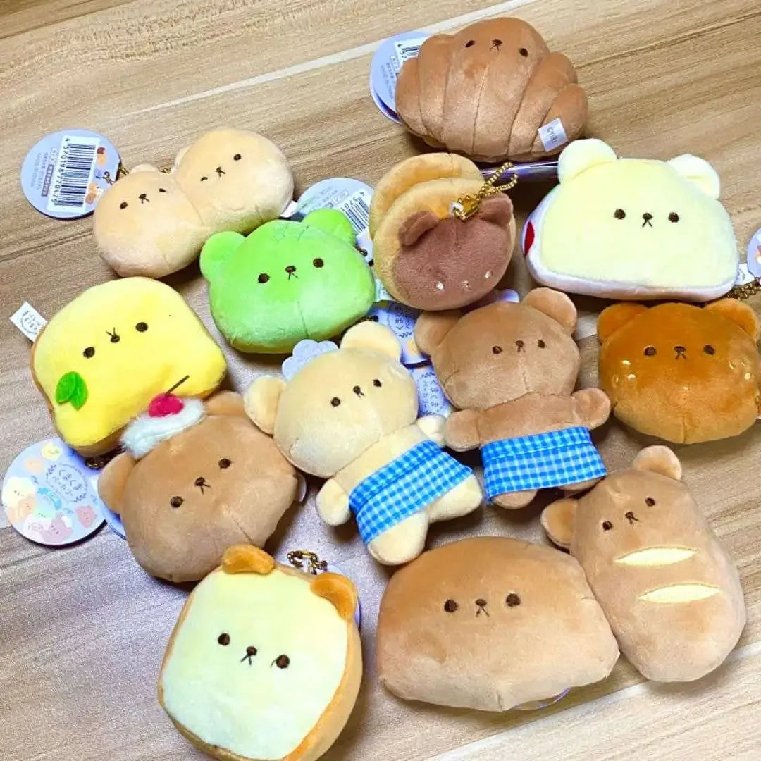 World Kumakuma Bakery Plush Keychain