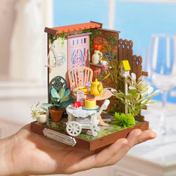 Rolife Fancy Tea Yard DIY Miniature House DS038