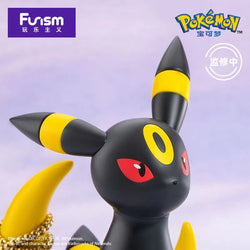 Pokémon Umbreon Figurine, 5 PVC/ABS toy depicting a black and yellow animal figure, perfect for collectors and fans of animated character figures.