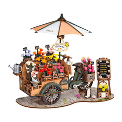 TGS03 Blossom Cart Rolife Wooden Puzzle DIY  Craft Kit