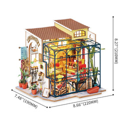 DIY Miniature Dollhouse - Emily's Flower Shop DG145