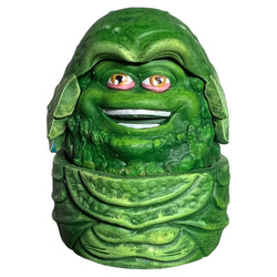 High Spirits - Mega Horror Nugs Creature from the Dank Lagoon by Fett Up Toys, 3.5-inch 3D tuff resin figure of a green vegetable with a face.