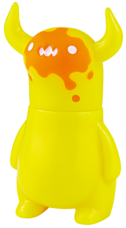 Sky Monster Bo Gacha Series toy, featuring an animal figure design with an orange and white face, part of Strangecat Toys' unique blind box collection.