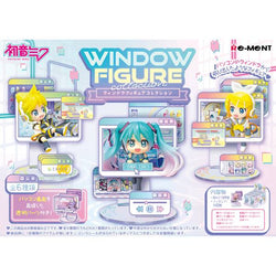 Piapro Characters: Hatsune Miku - Window Figure Collection Re-ment Blind Box Series featuring a toy poster, cartoon character, video player, and more.