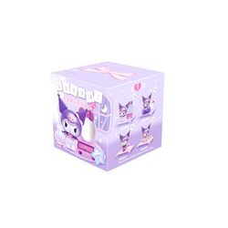 Kuromi Home Dressing up Series Mini Box Pro featuring cartoon characters on the packaging, part of a collectible toy series with 8 designs and 2 secret options.