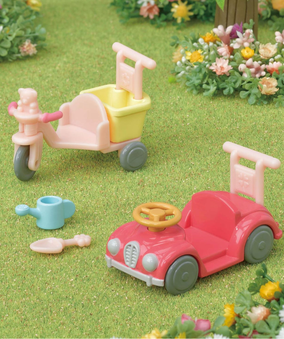 Sylvanian Families Tricycle and Car Furniture series