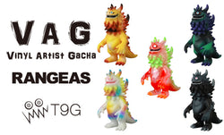 VAG 10th Anniversary Series 2 Rangeas by T9G vinyl toy, 2.5-inch, featuring colorful monster designs. Preorder available, ships May 2025.