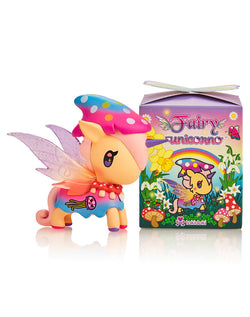 A Botanical Unicorno Blind Box Series featuring toy unicorns with plant-inspired designs. Each box contains one character, like Aloe Vera or Fuchsia, standing at 2.75 inches high. From Strangecat Toys.