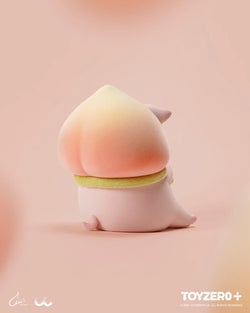 Alt text: LuLu The Piggy - XL SWEET PEACH figurine, available for preorder, approximately 11.5cm tall.