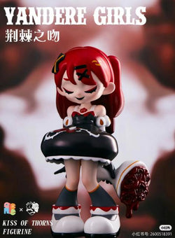 A blind box preorder: YANDERE GIRLS - The kiss of thorns toy figurine, PVC/ABS/RESIN, 23cm, limited to 100pcs, 30% chance for special black one.