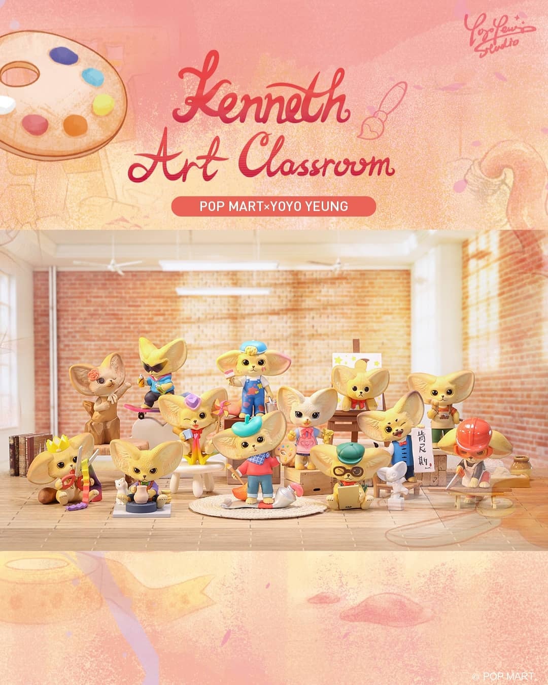 Kenneth Art Classroom Blind Box Series by Yoyo Yeung