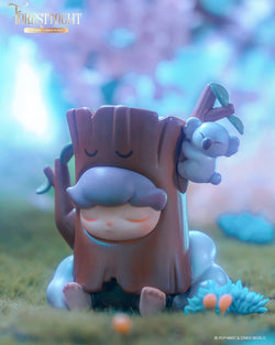 Dimoo forest night Blindbox Series 2 by Ayan: Toy tree with koala bear figurine and other playful elements.