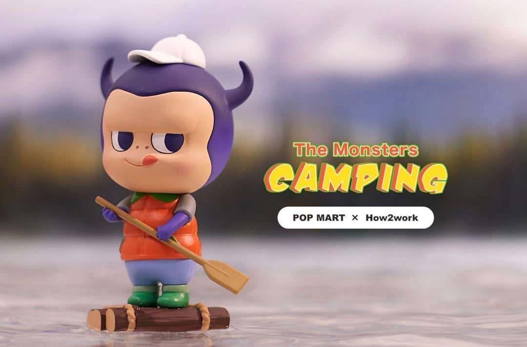 POP MART x HOW2WORK THE MONSTERS CAMPING