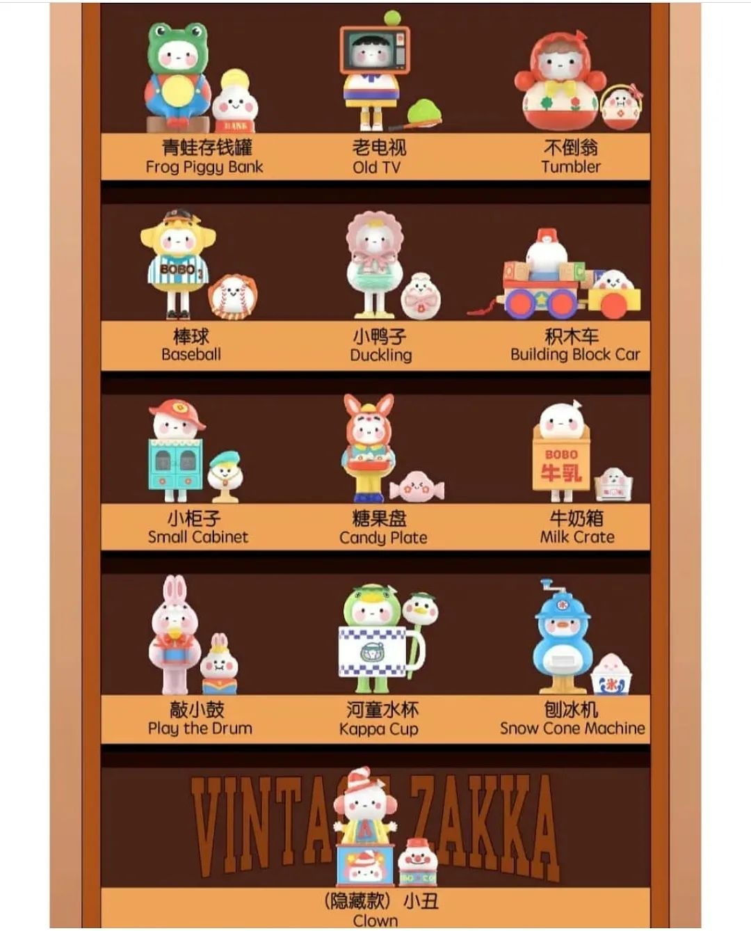 BOBO & COCO: Vintage Zakka Blind Box Series