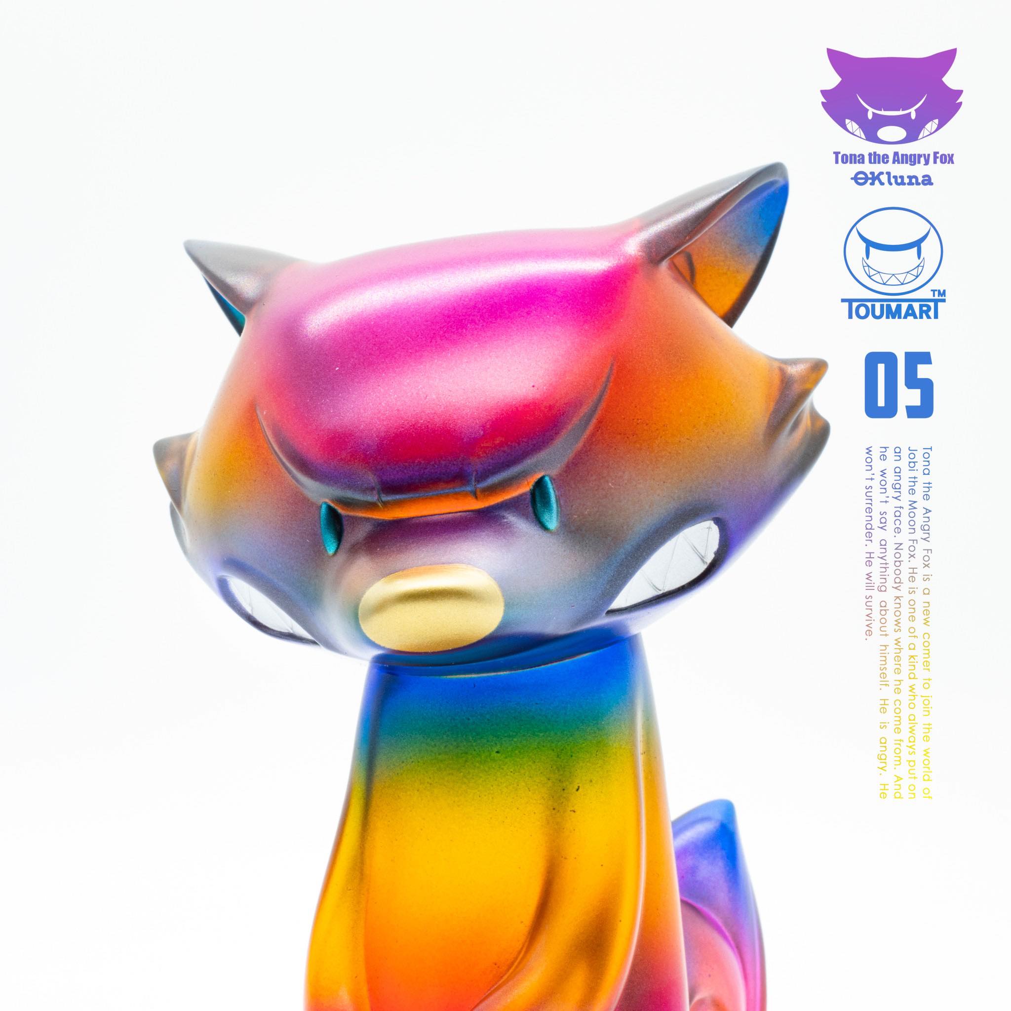 TONA the Angry Fox - 5th COLORWAY by Ok Luna x Touma – Strangecat Toys