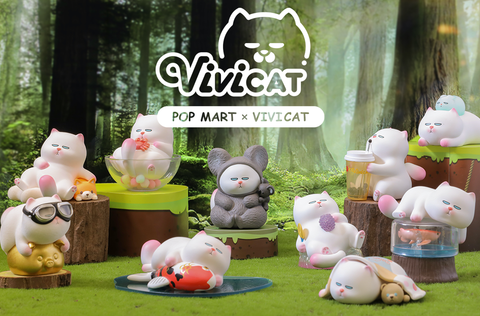 Vivicat Lazy Friends Series by Vivi Cat – Strangecat Toys