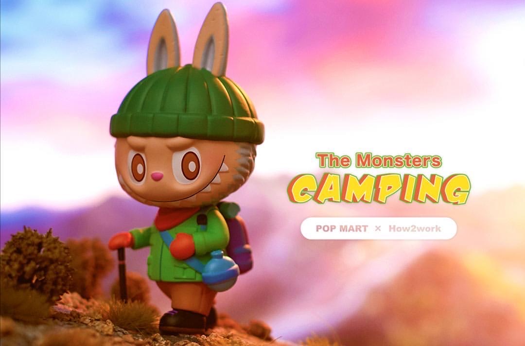 The Monsters Camping Labubu Series by How2Work x Kasing Lung 