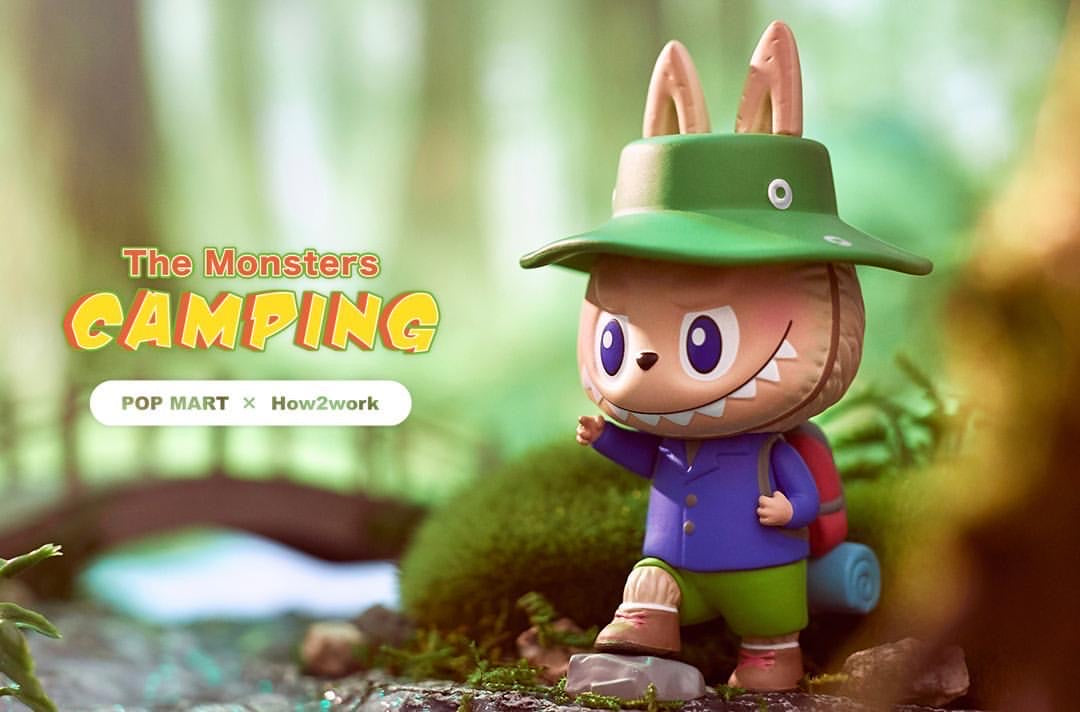 The Monsters Camping Labubu Series by How2Work x Kasing Lung