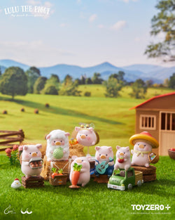 Toy pigs, doll, chicken, truck, and more from LuLu The Piggy Farm Blind Box Series by Cici’s Story x ToyZero Plus.