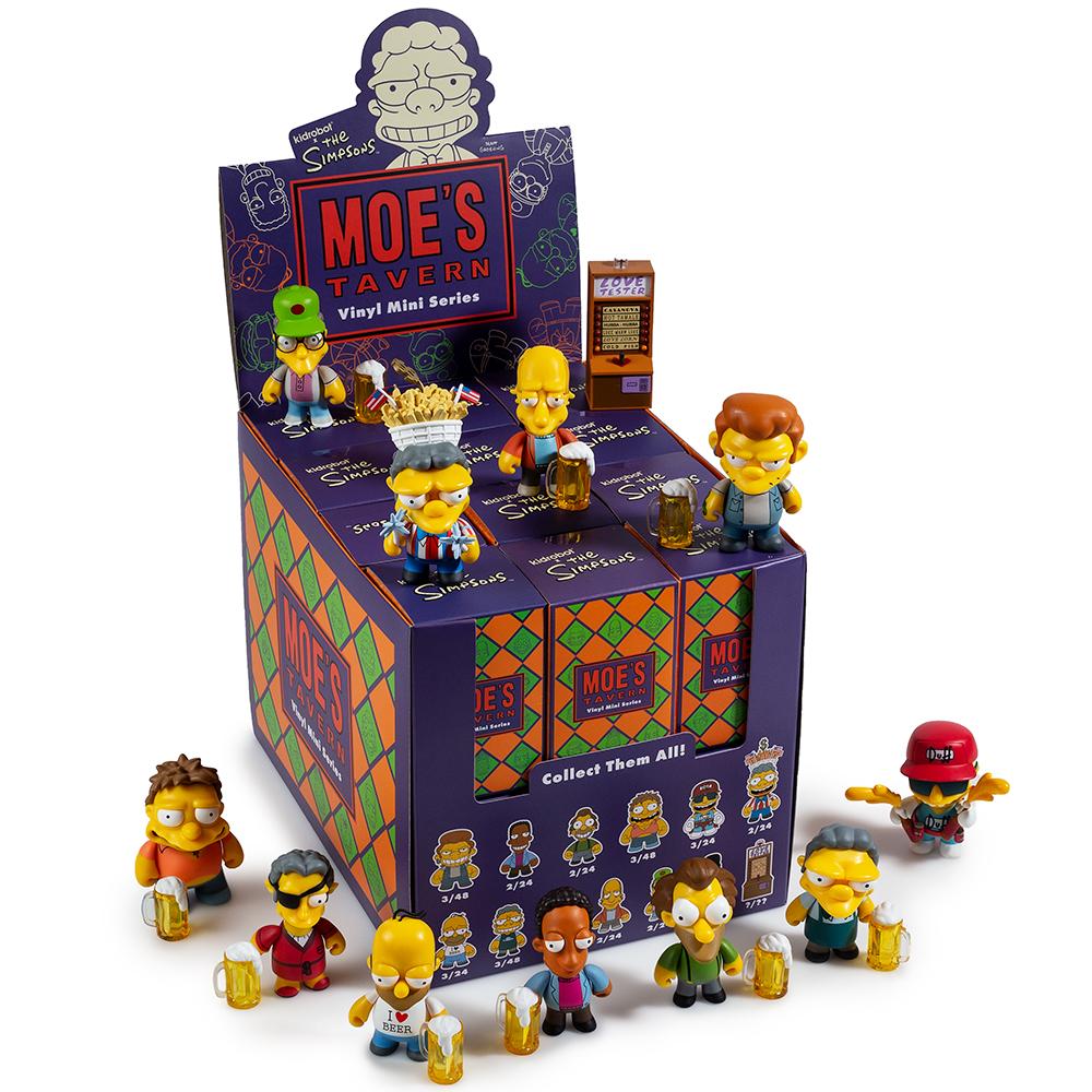 NO BOX Kidrobot Simpsons Love Tester Machine Moe's Tavern 3 Mini