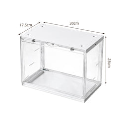 Toy Display Case Large - White w/ Lights