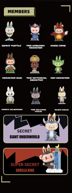 The Monsters KAIJU Blind Box Series by Kasing Lung