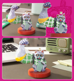 Great Power Lucky Fortune Cat Workers Blind Box Series