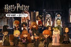 A group of cartoon characters from Harry Potter Blind Box Series by Pop Mart.