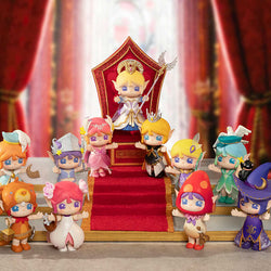 A group of toy figurines from Suri Elf Kingdom Blind Box Series.